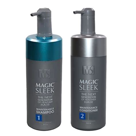 Magic sleek shampou and conditioner set